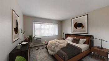 Foot-friendly carpeting in bedrooms